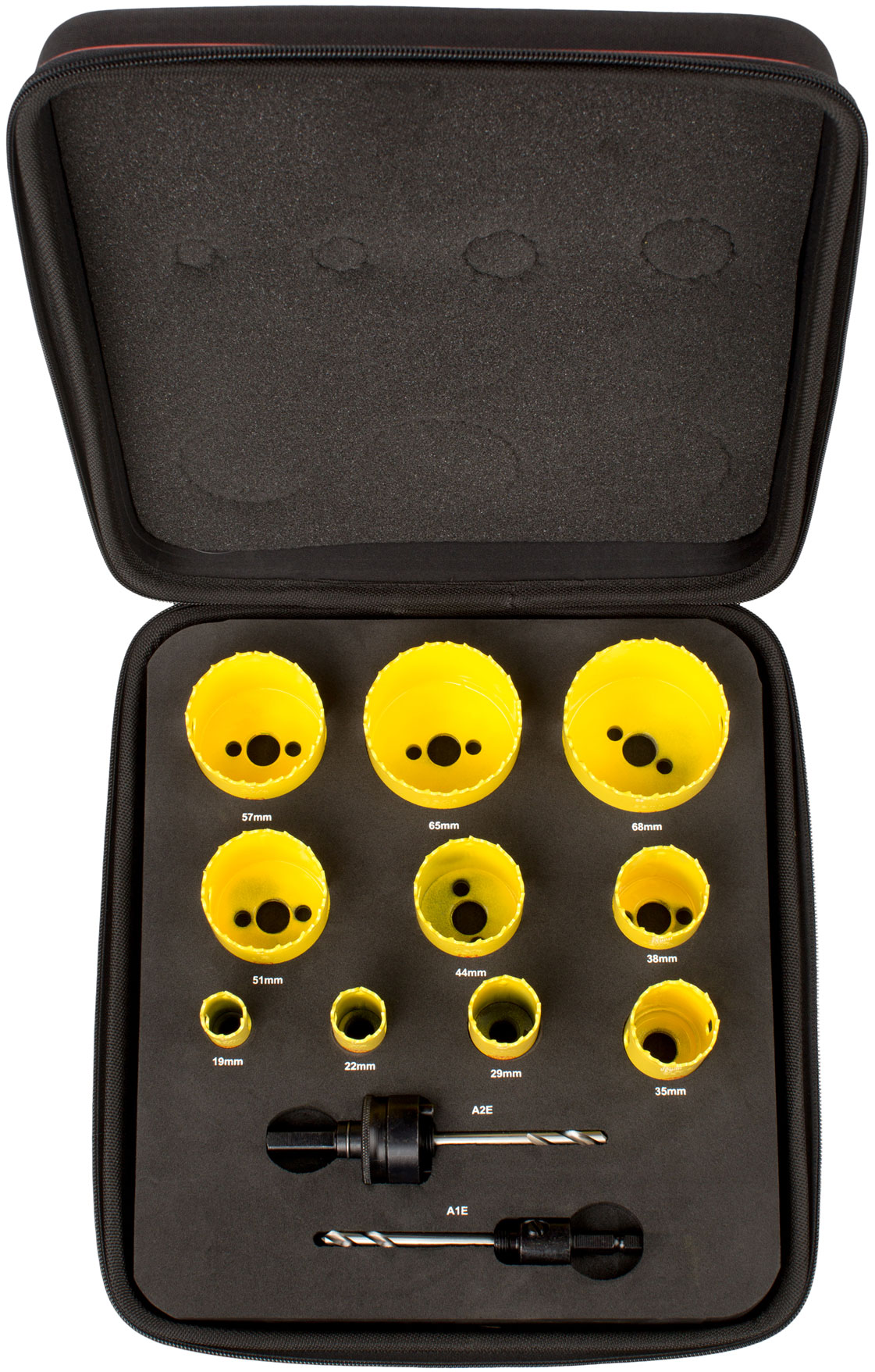 Plumbers 10pc Deep Cut Holesaw Kit 
