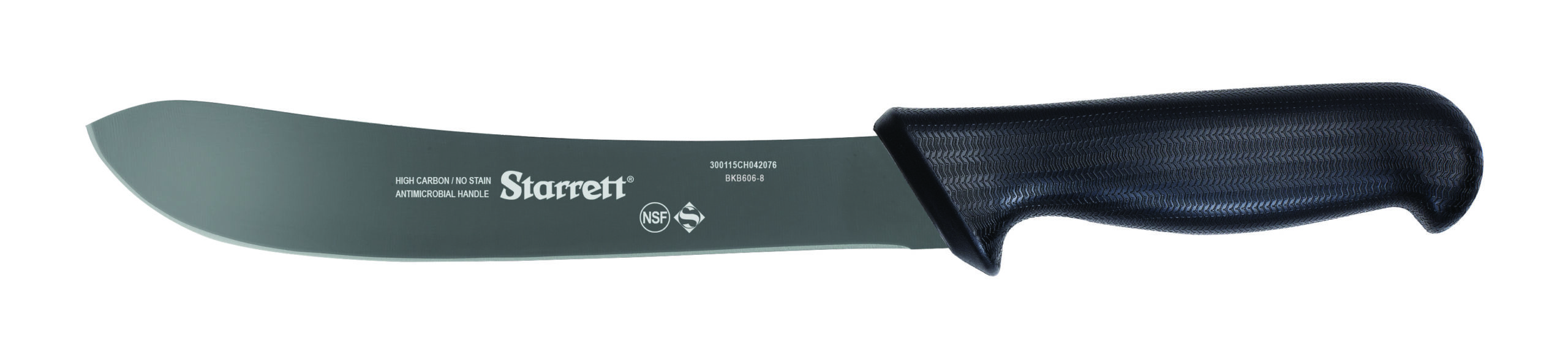 Steak Knife Narrow Curved 8 (200mm) Black Handle (BKB6068) Starrett