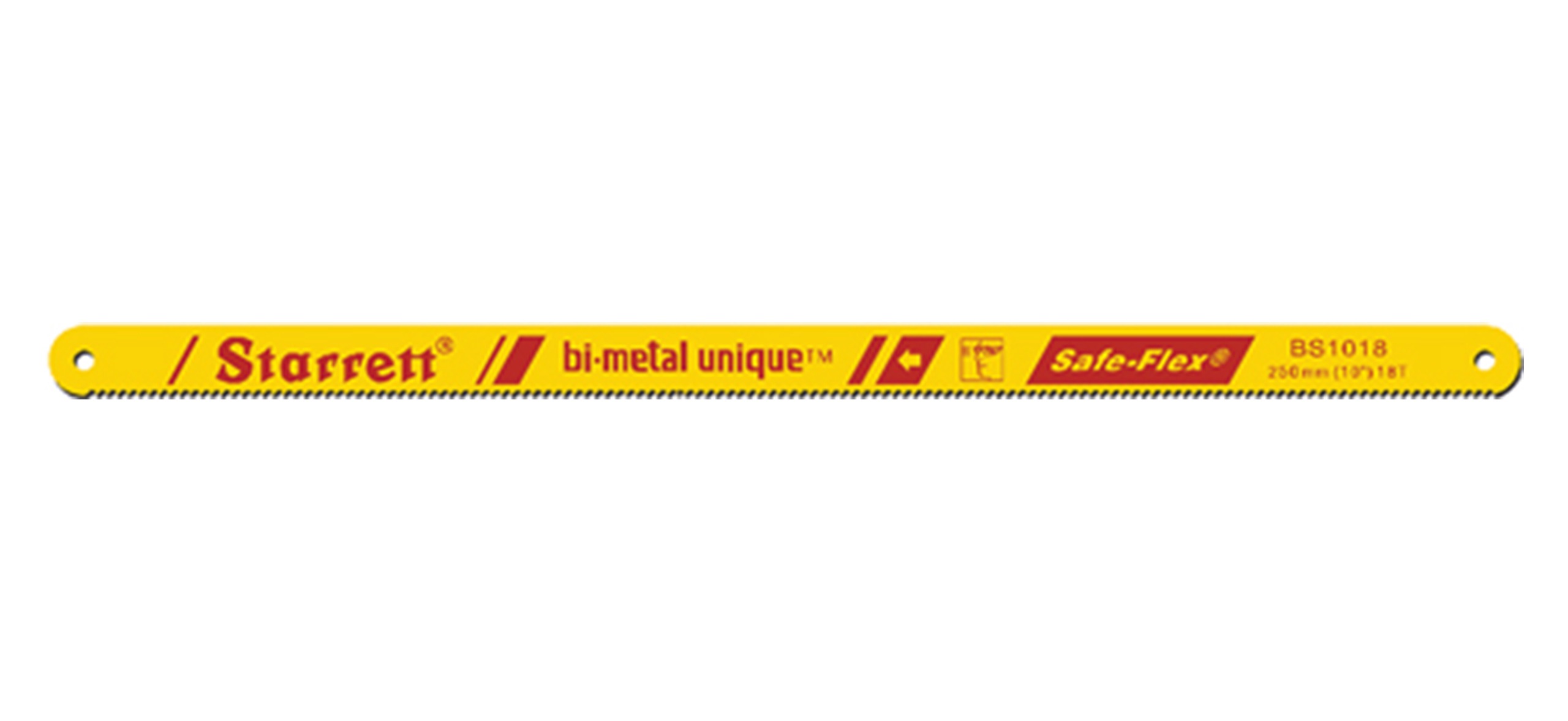 Starrett Bi-Metal Unique Safe-Flex Hacksaw Blades 300mm 12"x18tpi x50 STRBS1218 