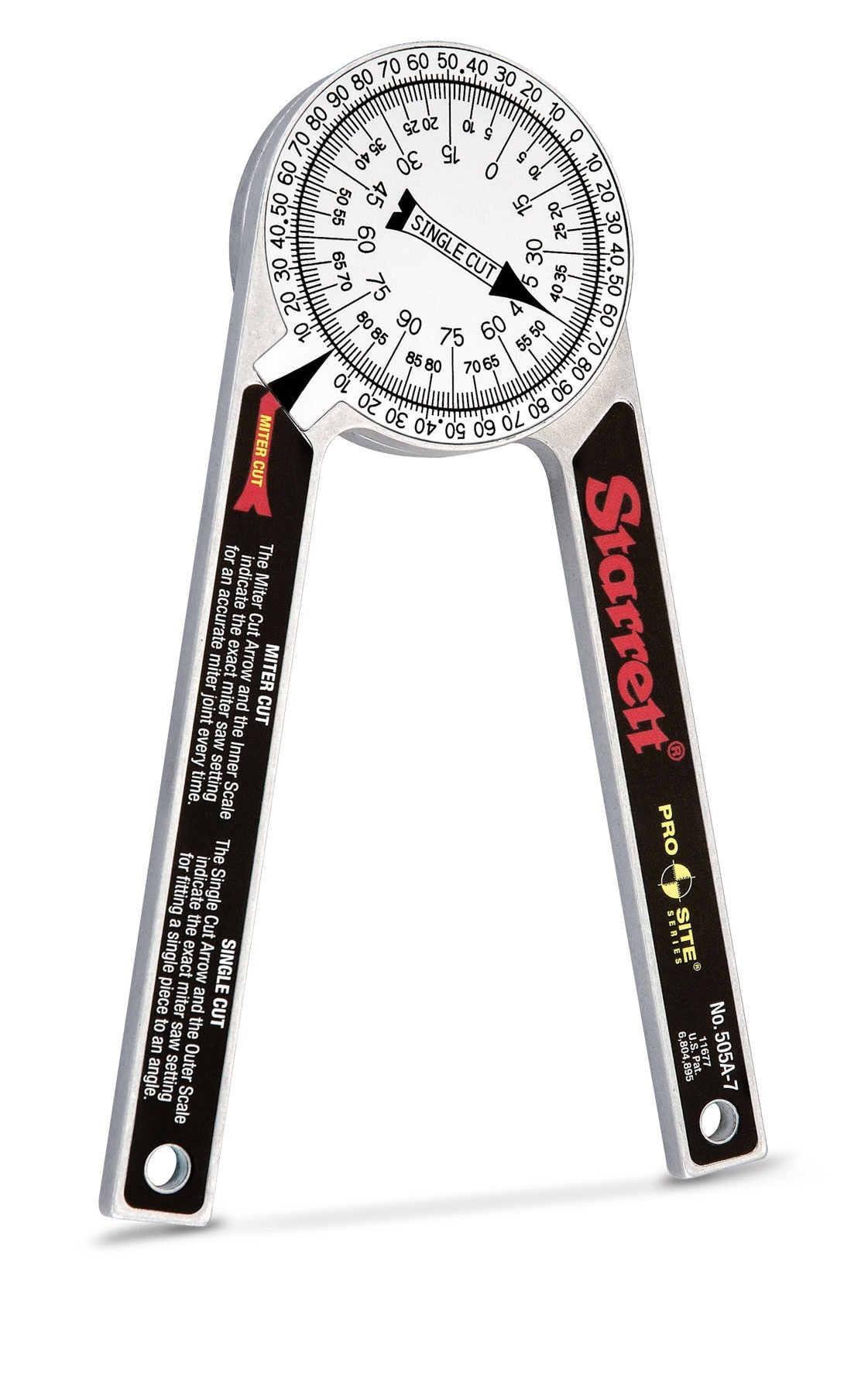Mitre discount saw protractor