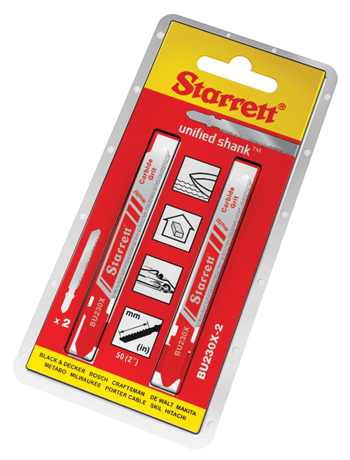 BU230X2 MultiPurpose Carbide Grit Jigsaw Blade Starrett