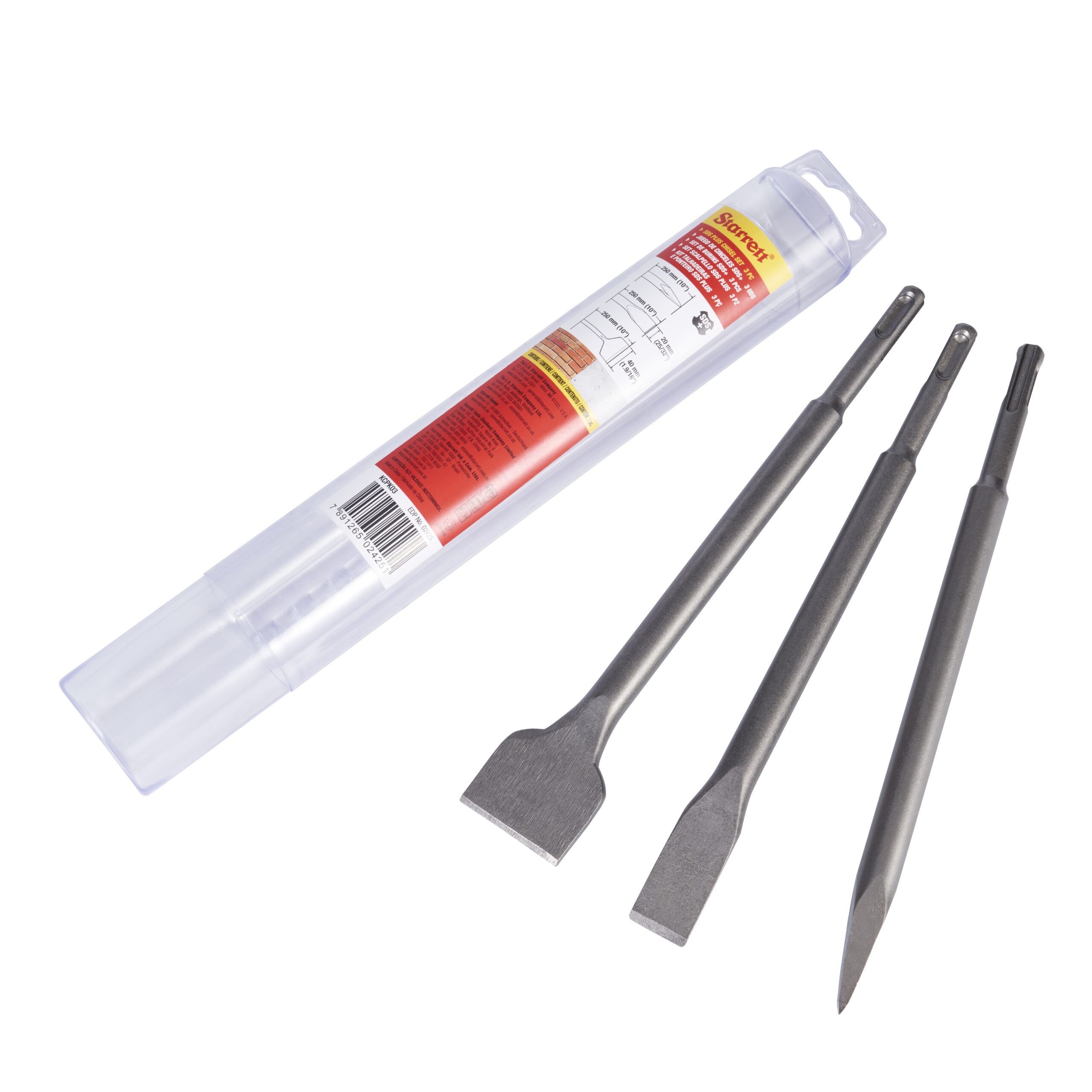 SDS PLUS CHISEL 3PC SET Starrett