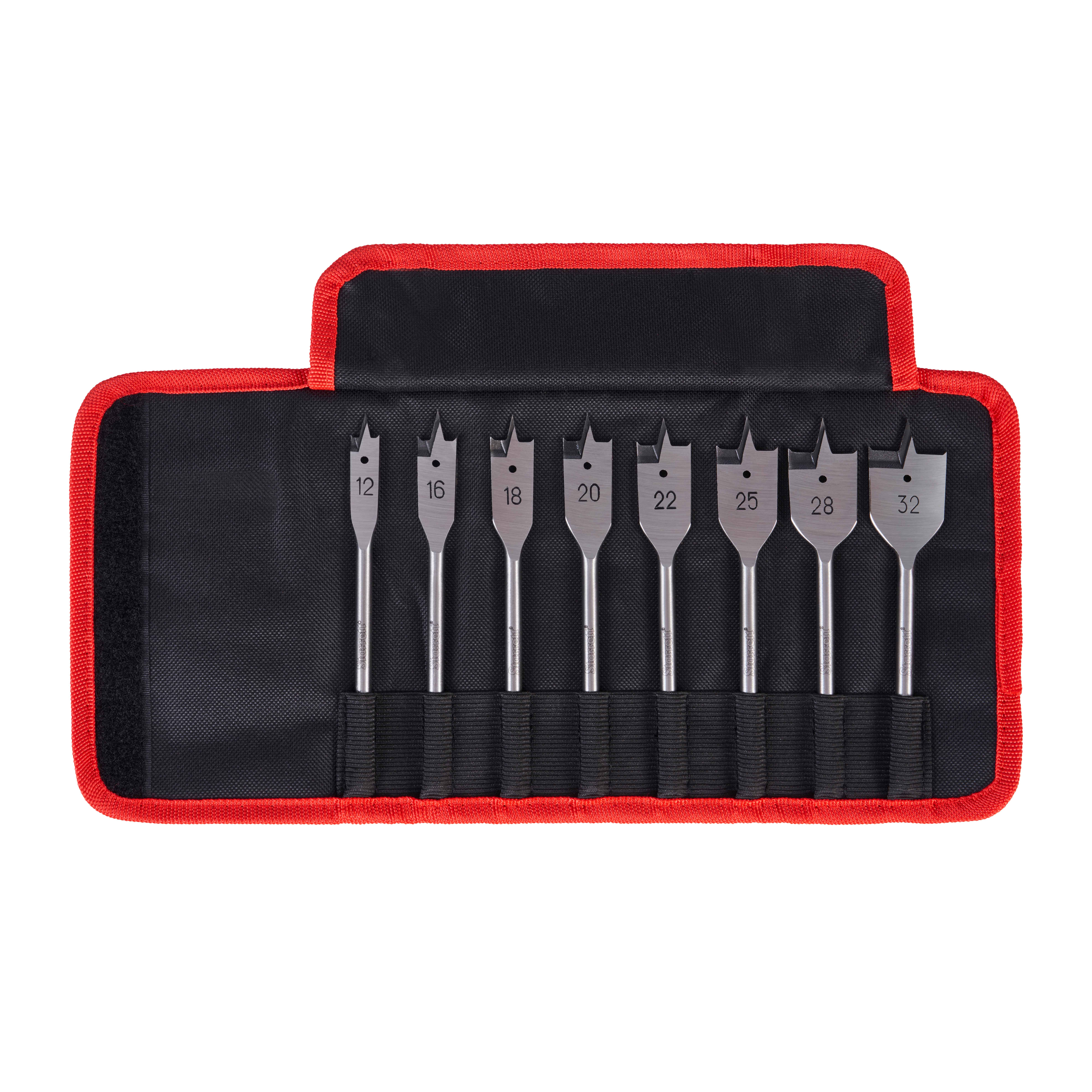 Flat wood bit set sales